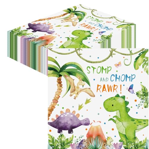 Glamifyr 40 STÜCKE Dino Servietten Kindergeburtstag, Dino Geburtstag Deko Jungen Dinosaurier-Serviette, Dino Deko Kindergeburtstag Party Buntes für Dinosaurier Servietten geburtstag kinder 33 * 33cm Glamifyr 40 STÜCKE Dino Servietten Kindergeburtstag, Dino Geburtstag Deko Jungen Dinosaurier-Serviette, Dino Deko Kindergeburtstag Party Buntes für Dinosaurier Servietten geburtstag kinder 33 * 33cm von Glamifyr