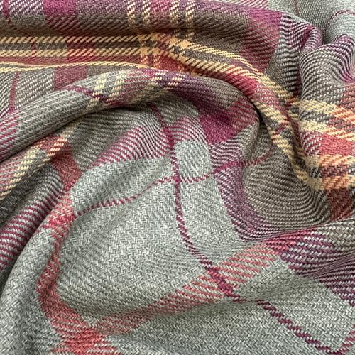 Polsterstoff "Bretagne" aus Kunstwolle, kariert, grün / rot Polsterstoff "Bretagne" aus Kunstwolle, kariert, grün / rot von Glamour Secrets