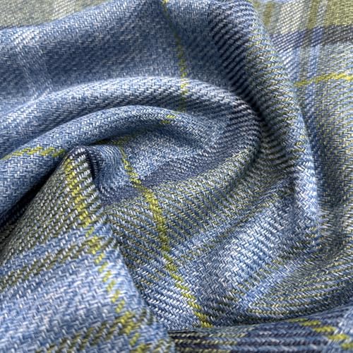 Polsterstoff Grampian "Westie" Kunstwolle Vorhang Kissen Material – Blau & Grün Tartan Karo Polsterstoff Grampian "Westie" Kunstwolle Vorhang Kissen Material – Blau & Grün Tartan Karo von Glamour Secrets