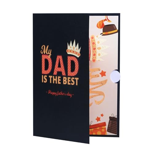 Delight 3D-Karte, Vatertags-Segen-Karte, Geschenkkarte, perfektes Geschenk für Vater, Festival, Geschenk, farbecht, handgefertigt, Grußkarte von Glanhbnol