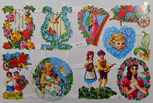 Glanzbilder 1570 Vogel Blume Kinder Harfe Karre Taube Rose Posiebilder Deko Mamelok 68 Glanzbilder 1570 Vogel Blume Kinder Harfe Karre Taube Rose Posiebilder Deko Mamelok 68 von Glanzbilder
