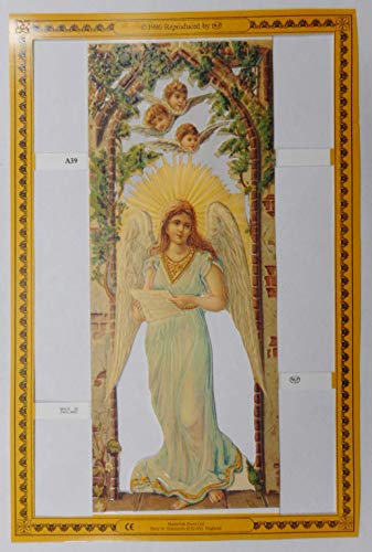 Glanzbilder A39 betender Engel Kinder Kopf Posiebilder Deko Mamelok 55 von Glanzbilder