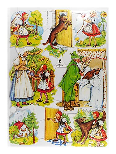 Glanzbilder EF 7019 Rotkäppchen und der böse Wolf Märchen Posiebilder Deko GWI 660 Glanzbilder EF 7019 Rotkäppchen und der böse Wolf Märchen Posiebilder Deko GWI 660 von Glanzbilder