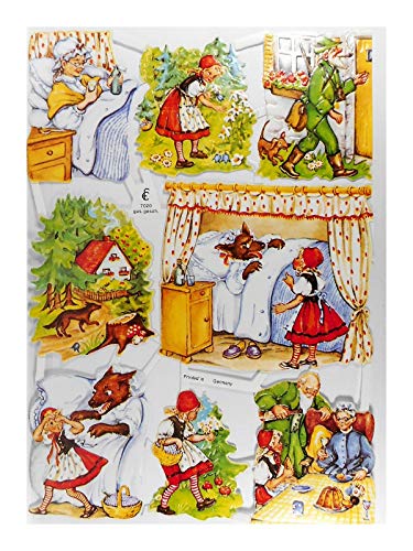 Glanzbilder EF 7020 Rotkäppchen und der böse Wolf Märchen Posiebilder Deko GWI 661 Glanzbilder EF 7020 Rotkäppchen und der böse Wolf Märchen Posiebilder Deko GWI 661 von Glanzbilder