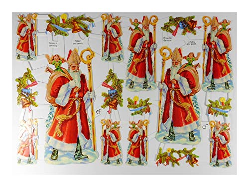 Glanzbilder EF 7208 Weihnachtsmann Nikolaus Posiebilder Scrapbook Deko GWI 615 Glanzbilder EF 7208 Weihnachtsmann Nikolaus Posiebilder Scrapbook Deko GWI 615 von Glanzbilder