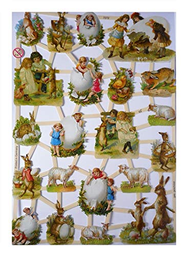 Glanzbilder EF 7272 Ostern Osterei Ei Hase Schaf Posiebilder Deko 812 Glanzbilder EF 7272 Ostern Osterei Ei Hase Schaf Posiebilder Deko 812 von Glanzbilder