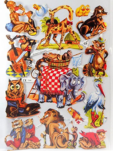 Glanzbilder Elefant Affe Löwe EF 7046 Oblaten Posiebilder Scrapbook Deko GWI 343 Glanzbilder Elefant Affe Löwe EF 7046 Oblaten Posiebilder Scrapbook Deko GWI 343 von Glanzbilder