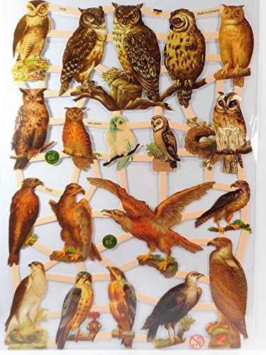 Glanzbilder Eule Uhu Falke EF 7333 Oblaten Posiebilder Scrapbook Deko GWI 318 Glanzbilder Eule Uhu Falke EF 7333 Oblaten Posiebilder Scrapbook Deko GWI 318 von Glanzbilder