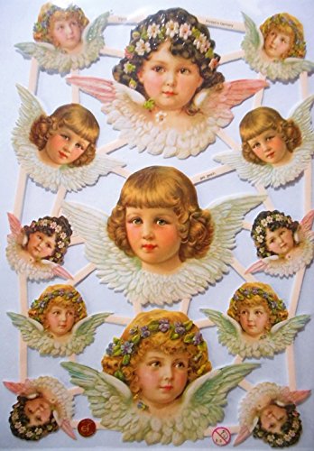Glanzbilder Glück Engel Liebe EF 7315 Oblate Posiebilder Scrapbook Deko GWI 545 von Glanzbilder