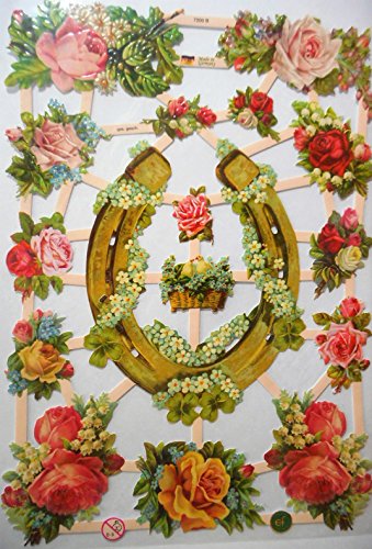 Glanzbilder Glück Hufeisen Blume EF 7200 Oblate Posiebilder Scrapbook Deko GWI 515 Glanzbilder Glück Hufeisen Blume EF 7200 Oblate Posiebilder Scrapbook Deko GWI 515 von Glanzbilder