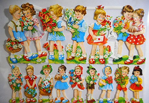 Glanzbilder Kinder Blumen Junge Mädchen EF 7029 Oblate Posiebilder Scrapbook Deko GWI 566 Glanzbilder Kinder Blumen Junge Mädchen EF 7029 Oblate Posiebilder Scrapbook Deko GWI 566 von Glanzbilder