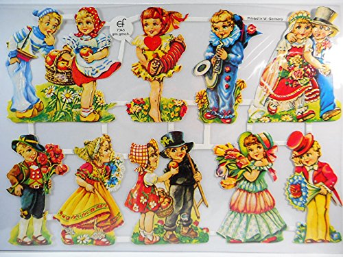 Glanzbilder Mann Frau Liebe EF 7045 Oblate Posiebilder Scrapbook Deko GWI 356 von Glanzbilder