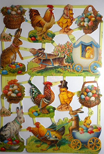 Glanzbilder Ostern Osterhase Hase Hahn Huhn EF 7222 Oblate Posiebilder Scrapbook Deko GWI 464 Glanzbilder Ostern Osterhase Hase Hahn Huhn EF 7222 Oblate Posiebilder Scrapbook Deko GWI 464 von Glanzbilder