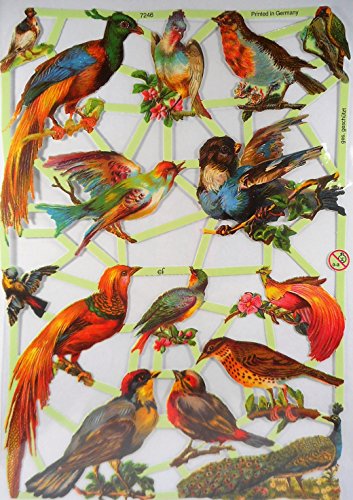 Glanzbilder Vogel Pfau Amsel EF 7246 Oblate Posiebilder Scrapbook Deko GWI 389 Glanzbilder Vogel Pfau Amsel EF 7246 Oblate Posiebilder Scrapbook Deko GWI 389 von Glanzbilder