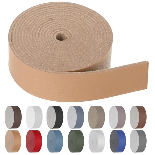 Glarks 1Pcs 25mm Breite 2m Lange Kunstlederband, helle Kamelfarbe weicher Flacher Lederstreifen Ideal für DIY Kunst, Handwerksprojekte, Traktionsseile, Taschenriemen, Möbel Glarks 1Pcs 25mm Breite 2m Lange Kunstlederband, helle Kamelfarbe weicher Flacher Lederstreifen Ideal für DIY Kunst, Handwerksprojekte, Traktionsseile, Taschenriemen, Möbel von Glarks
