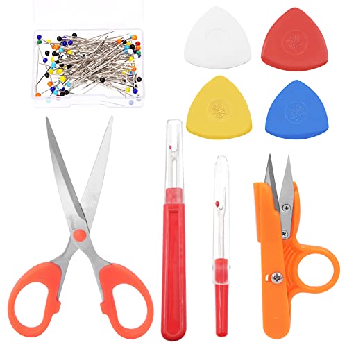 Glarks 516-teiliges Nahttrenner-Set, 4 Nahttrenner, 10 Schneiderkreide, 500 gerade Nähnadeln, 1 Fadenschere, 1 Schere für DIY-Dekoration, Quilten, Nähen und Bastelzubehör Glarks 516-teiliges Nahttrenner-Set, 4 Nahttrenner, 10 Schneiderkreide, 500 gerade Nähnadeln, 1 Fadenschere, 1 Schere für DIY-Dekoration, Quilten, Nähen und Bastelzubehör von Glarks
