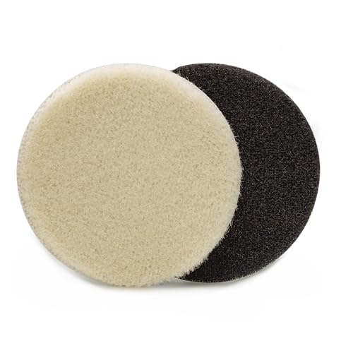 Glass Polish 16015 PRO-Line Wollpad, Wollschneideunterlage | Ø 125 mm von Glass Polish