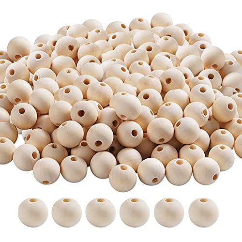 Glaxcidy Runde Holzperlen, 170 Pcs Natürliche Runde Holzperlen, 20mm Unbehandelt Holzkugeln mit Loch, Unlackierte Holzperlen für Handwerk DIY Handgemachte Dekoration, Schmuckherstellung Glaxcidy Runde Holzperlen, 170 Pcs Natürliche Runde Holzperlen, 20mm Unbehandelt Holzkugeln mit Loch, Unlackierte Holzperlen für Handwerk DIY Handgemachte Dekoration, Schmuckherstellung von Glaxcidy