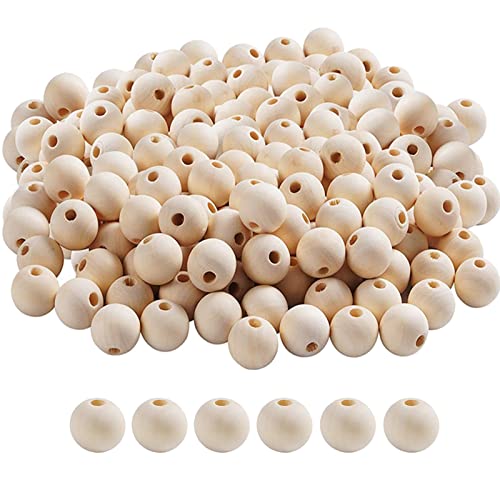Glaxcidy Runde Holzperlen, 500 Pcs Natürliche Runde Holzperlen, 10mm Unbehandelt Holzkugeln mit Loch, Unlackierte Holzperlen für Handwerk DIY Handgemachte Dekoration, Schmuckherstellung Glaxcidy Runde Holzperlen, 500 Pcs Natürliche Runde Holzperlen, 10mm Unbehandelt Holzkugeln mit Loch, Unlackierte Holzperlen für Handwerk DIY Handgemachte Dekoration, Schmuckherstellung von Glaxcidy