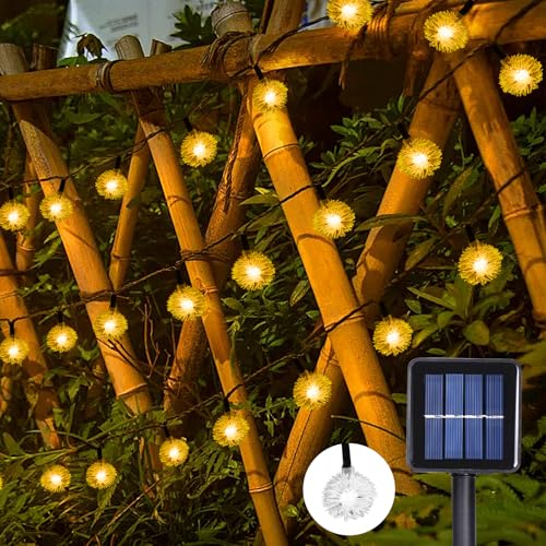 Glaxcidy Solar Lichterkette Außen, 39.3 Ft 100 LEDS Weihnachtskugel Lichterkette mit 8 Modi, Wasserdichte Weihnachtslichter, Weihnachtsdeko für Party, Weihnachten, Gärten, Baumschmuck Glaxcidy Solar Lichterkette Außen, 39.3 Ft 100 LEDS Weihnachtskugel Lichterkette mit 8 Modi, Wasserdichte Weihnachtslichter, Weihnachtsdeko für Party, Weihnachten, Gärten, Baumschmuck von Glaxcidy