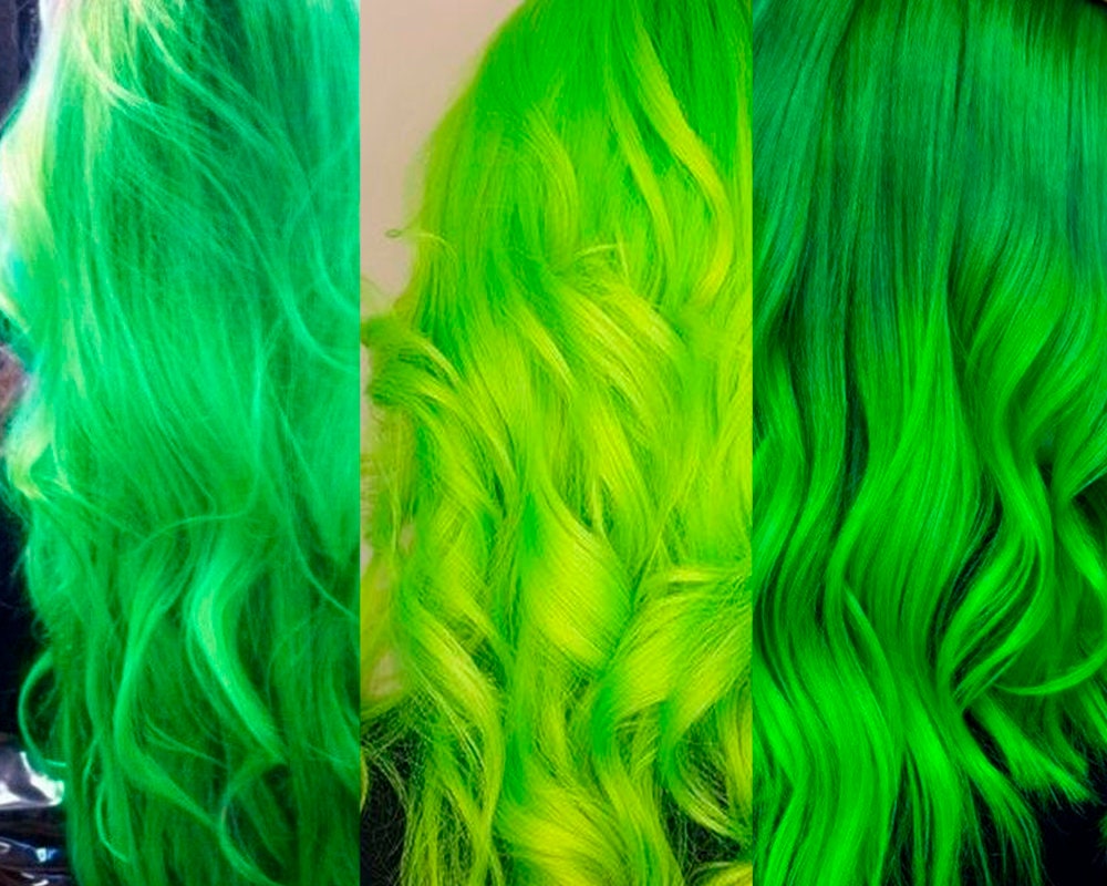 Hellgrüne Haarverlängerungen, Neon, Billie Eilish, Ästhetik, Clip in Strähnen, Meerjungfrauenhaar, Pastellhaar, Sommer, Highlights, Schickes Haar Hellgrüne Haarverlängerungen, Neon, Billie Eilish, Ästhetik, Clip in Strähnen, Meerjungfrauenhaar, Pastellhaar, Sommer, Highlights, Schickes Haar von Gleaise