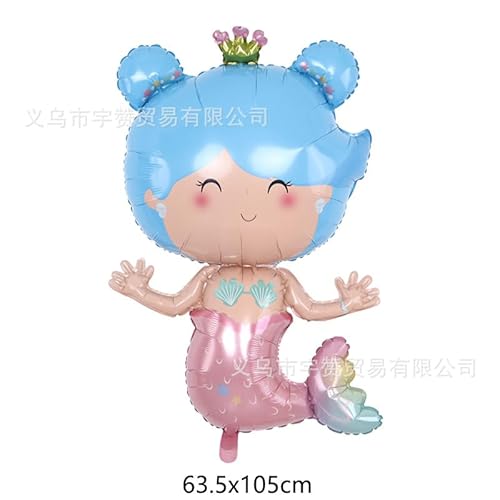 Gleemix 2 pcs Meerjungfrau Luftballon,Meerjungfrau Ballon Tiere, Geburtstag Deko Mädchen, 3D Meerjungfrauen Folienballon für Unterwasserwelt Meerjungfrau Kindergeburtstag Hochzeit Festival Gleemix 2 pcs Meerjungfrau Luftballon,Meerjungfrau Ballon Tiere, Geburtstag Deko Mädchen, 3D Meerjungfrauen Folienballon für Unterwasserwelt Meerjungfrau Kindergeburtstag Hochzeit Festival von Gleemix