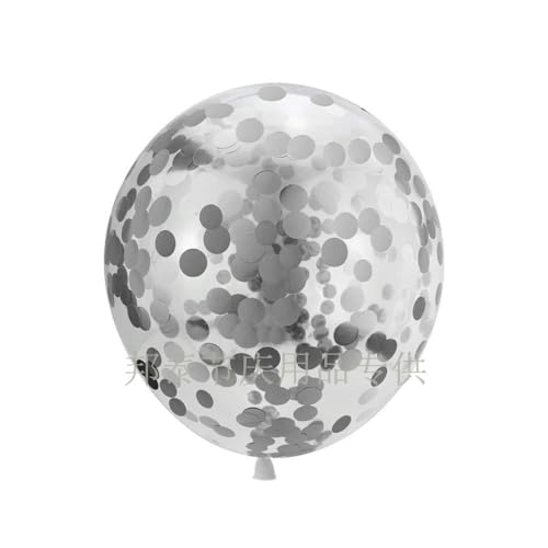 Gleemix 20 Stück Konfetti Luftballons Silber, Latex Konfetti Silberne Luftballons Silberhochzeit Deko, Helium Ballons Silber für Geburtstagsdeko Hochzeit Verlobung Jubiläum Babyparty Abschlussfeier Gleemix 20 Stück Konfetti Luftballons Silber, Latex Konfetti Silberne Luftballons Silberhochzeit Deko, Helium Ballons Silber für Geburtstagsdeko Hochzeit Verlobung Jubiläum Babyparty Abschlussfeier von Gleemix