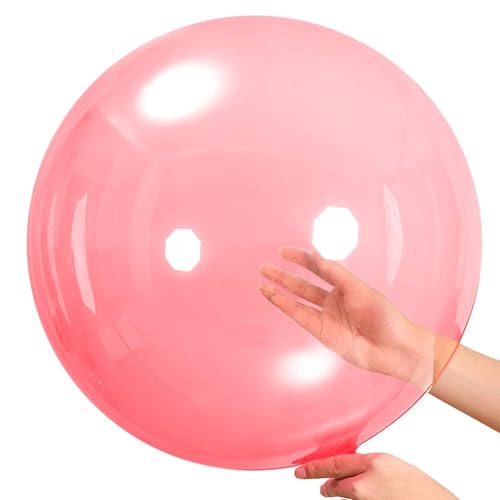 Gleemix 50cm Bobo Luftballons, 5 Stück Runde Durchsichtige Luftballons Rot, Kristall Blase Klar Ballons, Bobo Bubble Ballons für Hochzeit Geburtstag Halloween Weihnachtsfeier Dekoration Gleemix 50cm Bobo Luftballons, 5 Stück Runde Durchsichtige Luftballons Rot, Kristall Blase Klar Ballons, Bobo Bubble Ballons für Hochzeit Geburtstag Halloween Weihnachtsfeier Dekoration von Gleemix