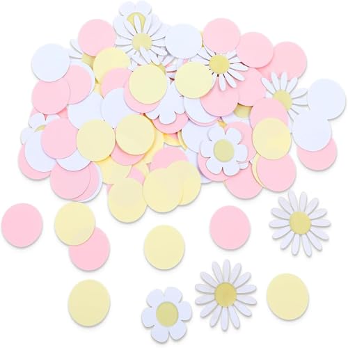 Gleemix Konfetti Gänseblümchen Deko, 100 Stück Blumen Konfetti, Groß Rosa Blumen Deko Geburtstag, DIY Blütenkonfetti, Tischdeko Geburtstag, Streudeko Blumen für Party Zubehör Gleemix Konfetti Gänseblümchen Deko, 100 Stück Blumen Konfetti, Groß Rosa Blumen Deko Geburtstag, DIY Blütenkonfetti, Tischdeko Geburtstag, Streudeko Blumen für Party Zubehör von Gleemix