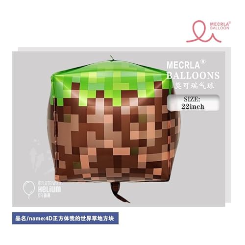 Gleemix Pixel Luftballon Geburtstagsdeko, 4 Stück Gamer Kindergeburtstag Jungen, Geburtstag Jungen Folienballon Spiel Gamer Latex Balloon Deko Geburtstag Party Deko Gleemix Pixel Luftballon Geburtstagsdeko, 4 Stück Gamer Kindergeburtstag Jungen, Geburtstag Jungen Folienballon Spiel Gamer Latex Balloon Deko Geburtstag Party Deko von Gleemix