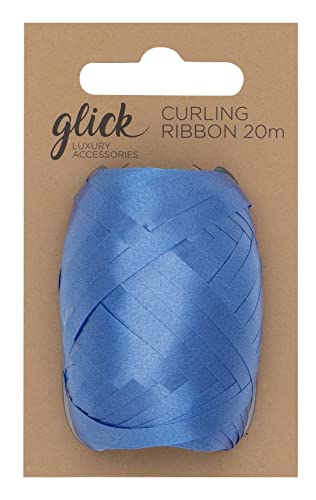 Glick Indigo Ringelband für Geschenkverpackungen & Kunst Handwerk Blau Ringelband von Glick