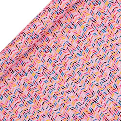 Glick Luxus Roll Wrap, Dashes Happy Birthday Geschenkpapier, Perfekt für Geschenkverpackungen, Kunst & Handwerk und mehr, 4 Meter x 700 mm, Papier Salat Dashes, Rosa Glick Luxus Roll Wrap, Dashes Happy Birthday Geschenkpapier, Perfekt für Geschenkverpackungen, Kunst & Handwerk und mehr, 4 Meter x 700 mm, Papier Salat Dashes, Rosa von Glick