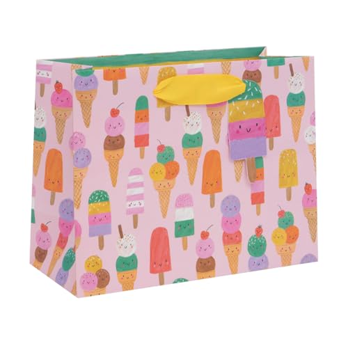 Glick Luxuriöses Geschenkpapier, mehrfarbig, für Feiern und Geburtstage, 225 x 175 x 100 mm von Glick