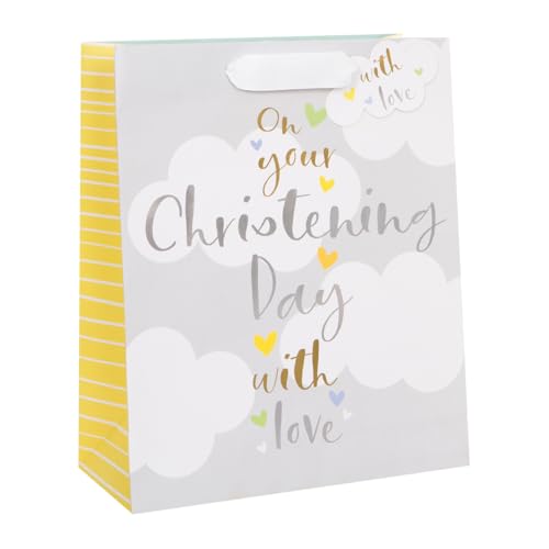 Glick Luxus-Geschenktüte, große Geschenktüte, Feier-Geschenktüte, Think of Me Taufe, Geschenkpapiertasche, 260 x 315 x 135 mm, mehrfarbig Glick Luxus-Geschenktüte, große Geschenktüte, Feier-Geschenktüte, Think of Me Taufe, Geschenkpapiertasche, 260 x 315 x 135 mm, mehrfarbig von Glick