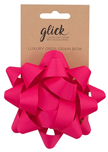 Konfetti-Schleife Gros-Maserung Hot Pink Star Konfetti Schleife für Geschenkverpackungen, Kunst und Handwerk Hot Pink Star Konfetti Schleife von Glick