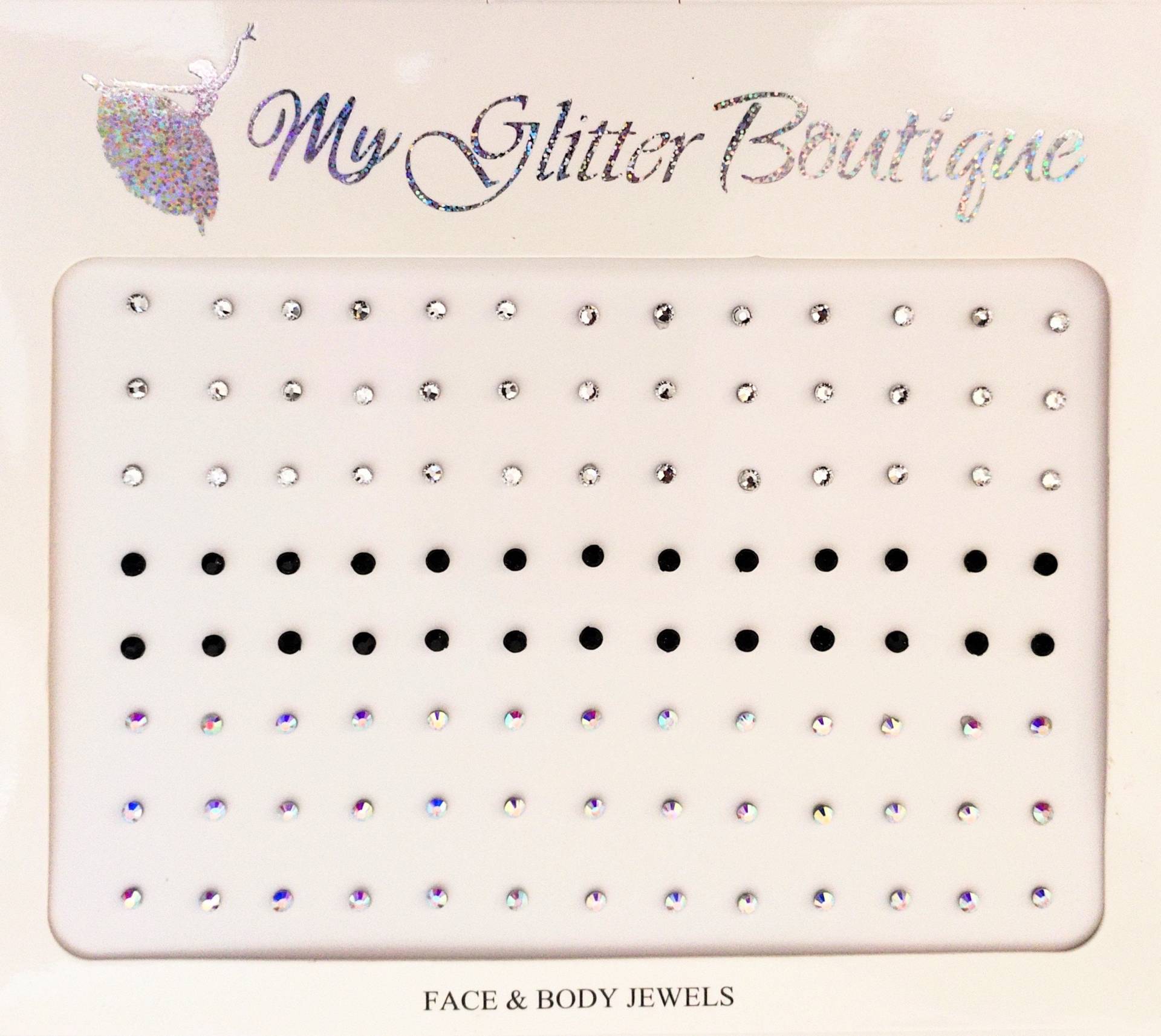 Mgb 104 Pk Diy Clear Jet Irisierende Edelsteine Für Gesicht Und Körper Mgb 104 Pk Diy Clear Jet Irisierende Edelsteine Für Gesicht Und Körper von GlitterboutiqueGB