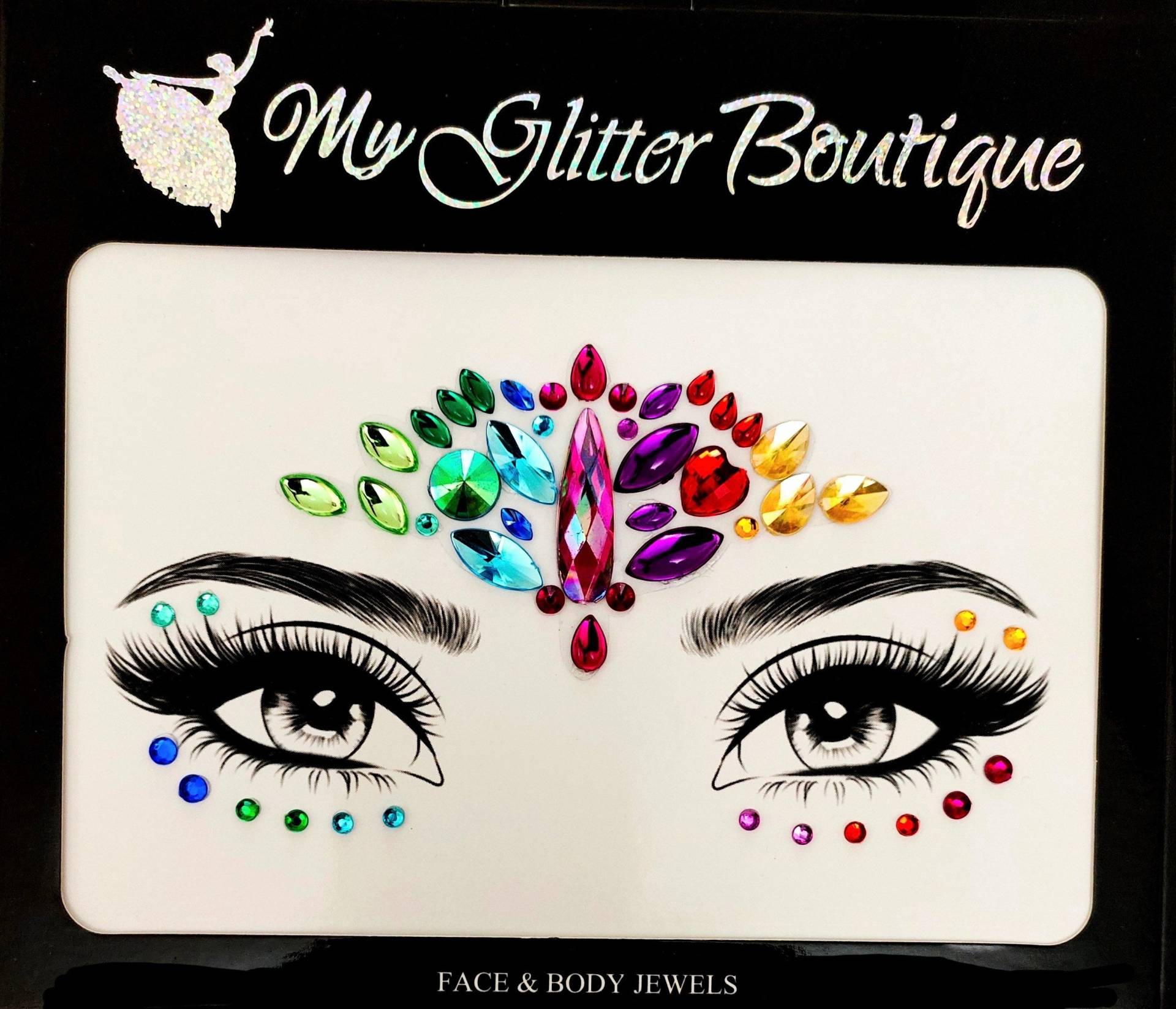 Mgb Pride Gesichtsschmuck/Partyaufkleber Partyschmuck Festivalschmuck Strassstein Mgb Pride Gesichtsschmuck/Partyaufkleber Partyschmuck Festivalschmuck Strassstein von GlitterboutiqueGB