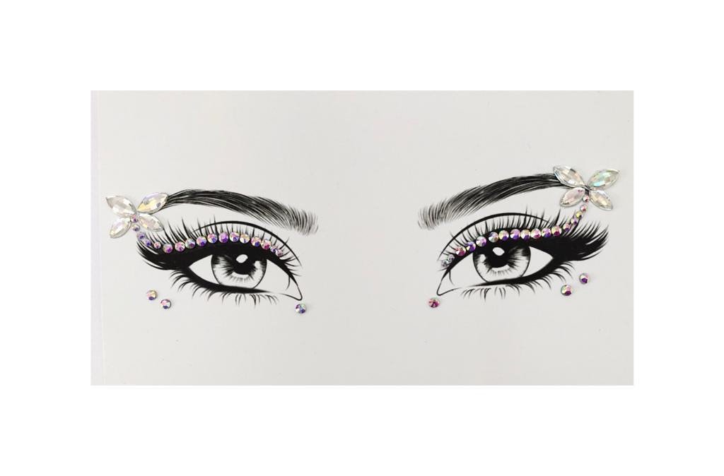 Mgb Selbstklebender Eyeliner | Festival Edelsteine Party Aufkleber/Gesichtsschmuck Mgb Selbstklebender Eyeliner | Festival Edelsteine Party Aufkleber/Gesichtsschmuck von GlitterboutiqueGB