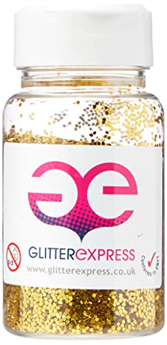 Glitterexpress Glitzer, goldfarben, 60 g von Glitterexpress