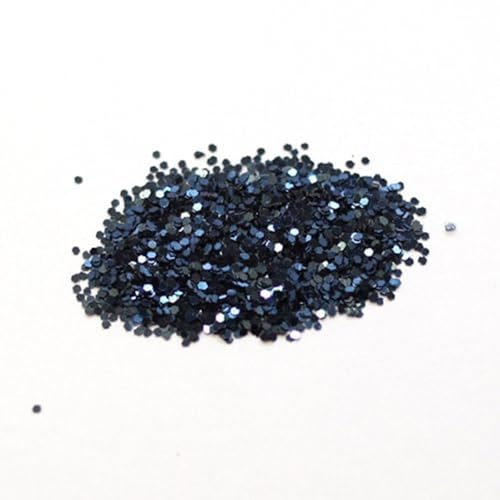 Glitzer-PVC, Marineblau, 60 g von Glitterexpress