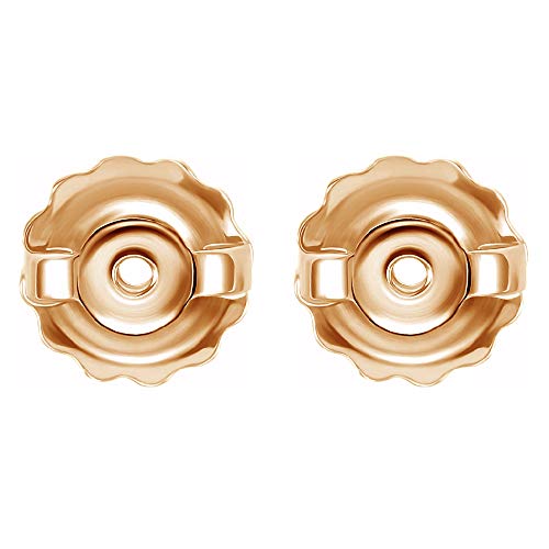 Glitz Design 14 Karat Gold Ohrstecker-Verschlüsse, Ersatz-Ohrstecker-Verschlüsse, Gewindestange, Breite 0,1 cm, Schraubverschluss, Metall Glitz Design 14 Karat Gold Ohrstecker-Verschlüsse, Ersatz-Ohrstecker-Verschlüsse, Gewindestange, Breite 0,1 cm, Schraubverschluss, Metall von Glitz Design