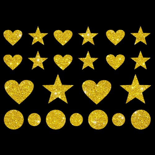 Glitzerdeals Bügelbilder Glitzer Herzen Sterne Punkte Karneval Glitzer gelbgold Aufbügler für Textilien Karneval Kostüm Herzen Bügelflicken Sterne Fasching Patch zum Aufbügeln Herzen Glitzerdeals Bügelbilder Glitzer Herzen Sterne Punkte Karneval Glitzer gelbgold Aufbügler für Textilien Karneval Kostüm Herzen Bügelflicken Sterne Fasching Patch zum Aufbügeln Herzen von Glitzerdeals