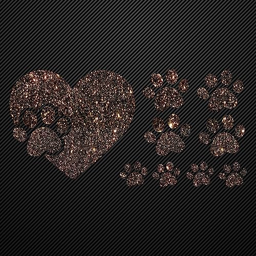 Glitzerdeals Bügelbilder Glitzer Pfote im Herz und kleine Pfoten schwarzgold Aufbügler für Textilien Karneval Kostüm Pfoten Bügelflicken Pfote Fasching Patch zum Aufbügeln Pfoten Glitzerdeals Bügelbilder Glitzer Pfote im Herz und kleine Pfoten schwarzgold Aufbügler für Textilien Karneval Kostüm Pfoten Bügelflicken Pfote Fasching Patch zum Aufbügeln Pfoten von Glitzerdeals