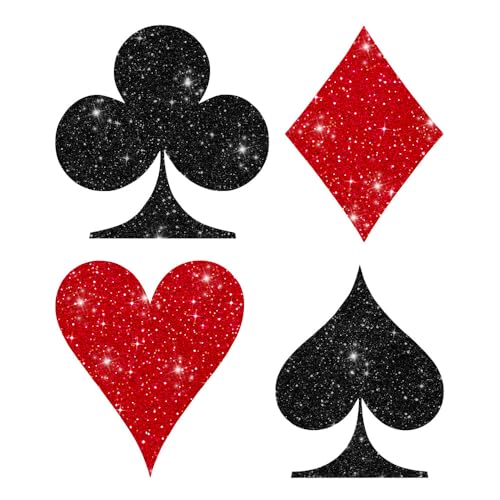 Glitzerdeals Bügelbilder Glitzer Spielkarten Symbole Karo Pik Herz Kreuz schwarz Aufbügler für Textilien Karneval Kostüm Spielkarten Bügelflicken Poker Fasching Patch zum Aufbügeln Spielkarten Glitzerdeals Bügelbilder Glitzer Spielkarten Symbole Karo Pik Herz Kreuz schwarz Aufbügler für Textilien Karneval Kostüm Spielkarten Bügelflicken Poker Fasching Patch zum Aufbügeln Spielkarten von Glitzerdeals
