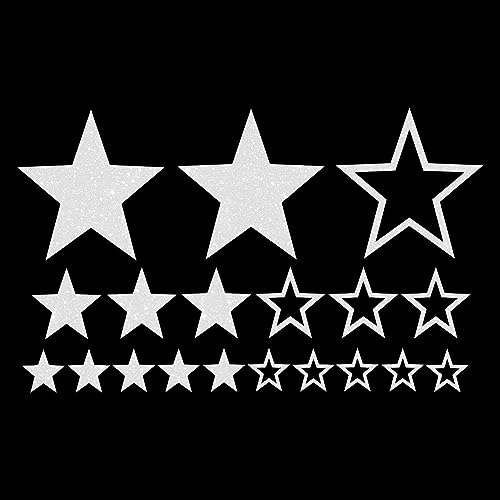 Glitzerdeals Bügelbilder Glitzer Sterne im Set weiß Aufbügler für Textilien Karneval Kostüm Sterne Bügelflicken Stern Fasching Patch zum Aufbügeln Sterne Glitzerdeals Bügelbilder Glitzer Sterne im Set weiß Aufbügler für Textilien Karneval Kostüm Sterne Bügelflicken Stern Fasching Patch zum Aufbügeln Sterne von Glitzerdeals