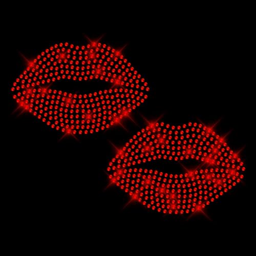Glitzerdeals Bügelbilder Karneval Strass Lippen 2er Set Kussmund Aufbügler für Textilien Kussmund Bügelmotiv Lippen Strass Bügelbild Kussmund Glitzerdeals Bügelbilder Karneval Strass Lippen 2er Set Kussmund Aufbügler für Textilien Kussmund Bügelmotiv Lippen Strass Bügelbild Kussmund von Glitzerdeals