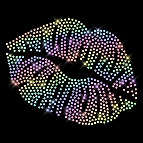 Glitzerdeals Bügelbilder Karneval Strass Lippen Kussmund regenbogen Mund Aufbügler für Textilien Lippen Bügelmotiv Kussmund Strass Bügelbild Lippen Glitzerdeals Bügelbilder Karneval Strass Lippen Kussmund regenbogen Mund Aufbügler für Textilien Lippen Bügelmotiv Kussmund Strass Bügelbild Lippen von Glitzerdeals