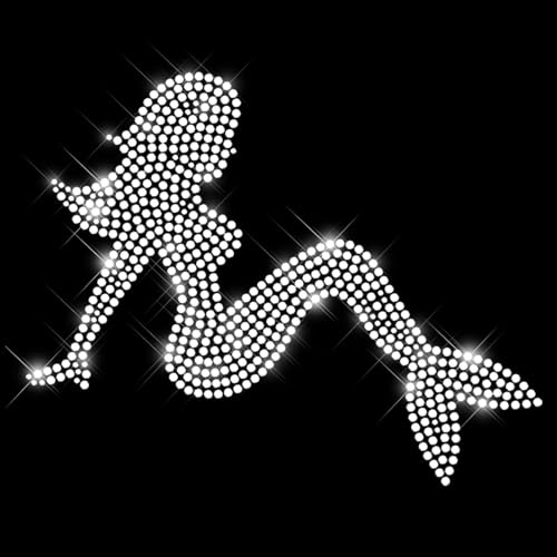Glitzerdeals Bügelbild Meerjungfrau Mermaid Strass Bügelmotiv mit 580 Strasssteinen, ca. 190 x 150 mm, für Textilien, auch für Anfänger geeignet, waschmaschinenfest Glitzerdeals Bügelbild Meerjungfrau Mermaid Strass Bügelmotiv mit 580 Strasssteinen, ca. 190 x 150 mm, für Textilien, auch für Anfänger geeignet, waschmaschinenfest von Glitzerdeals