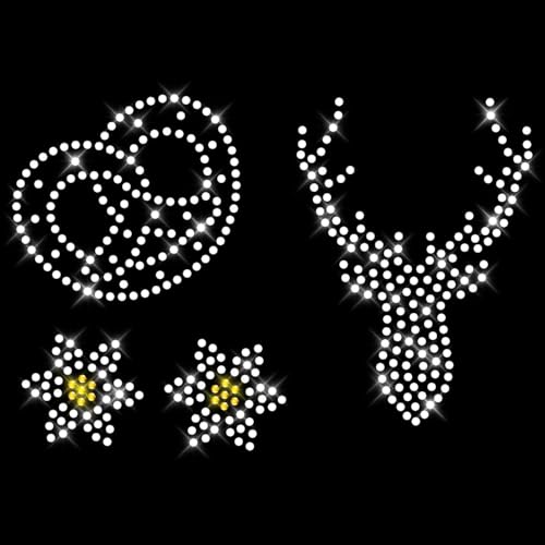 Glitzerdeals Bügelbilder Karneval Strass Oktoberfest Set Strass Brezel Hirsch Blumen Aufbügler für Textilien Oktoberfest Bügelmotiv Wiesn Strass Bügelbild Glitzer gold Glitzerdeals Bügelbilder Karneval Strass Oktoberfest Set Strass Brezel Hirsch Blumen Aufbügler für Textilien Oktoberfest Bügelmotiv Wiesn Strass Bügelbild Glitzer gold von Glitzerdeals