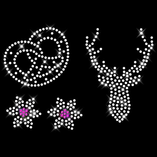 Glitzerdeals Bügelbilder Karneval Strass Oktoberfest Set Strass Brezel Hirsch Blumen Aufbügler für Textilien Oktoberfest Bügelmotiv Wiesn Strass Bügelbild Glitzer pink Glitzerdeals Bügelbilder Karneval Strass Oktoberfest Set Strass Brezel Hirsch Blumen Aufbügler für Textilien Oktoberfest Bügelmotiv Wiesn Strass Bügelbild Glitzer pink von Glitzerdeals